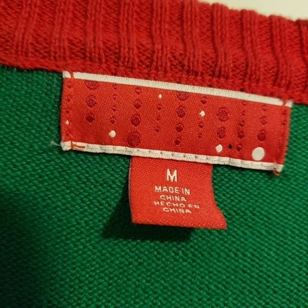 UGLY CHRISTMAS SWEATER- BEST PACKAGE EVER Sz M